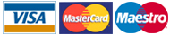 Visa, Mastercard, Maestro